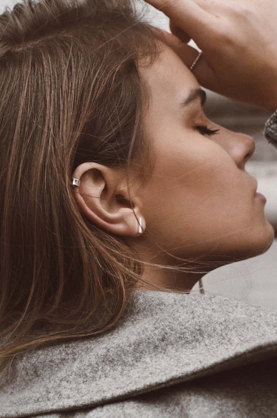 Strieborná náušnica No More EC03SS4 strieborná AA00