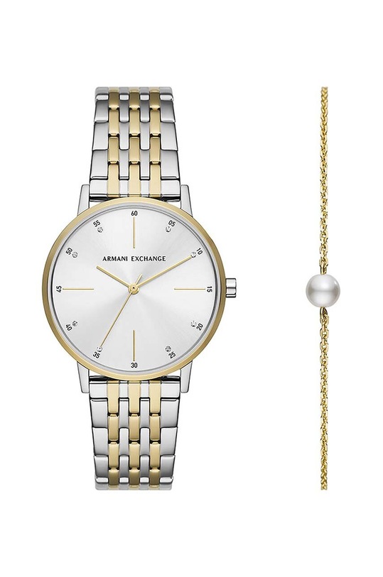 Armani Exchange ceas si bratara multicolor AX7156SET