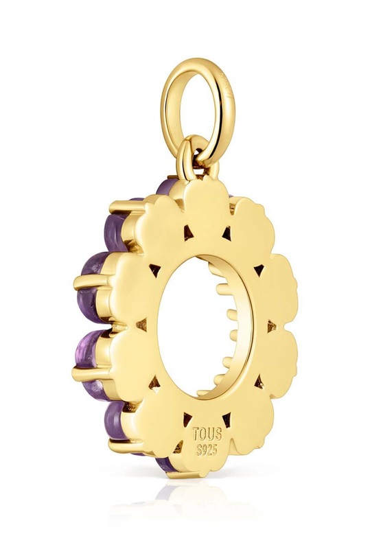 Akcesoria Tous zawieszka ze srebra pokrytego złotem Sugar Party 1004026400 złoty