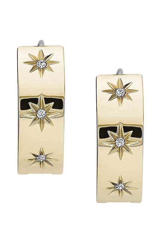 Fossil kolczyki cyrkonia złoty JF03870710