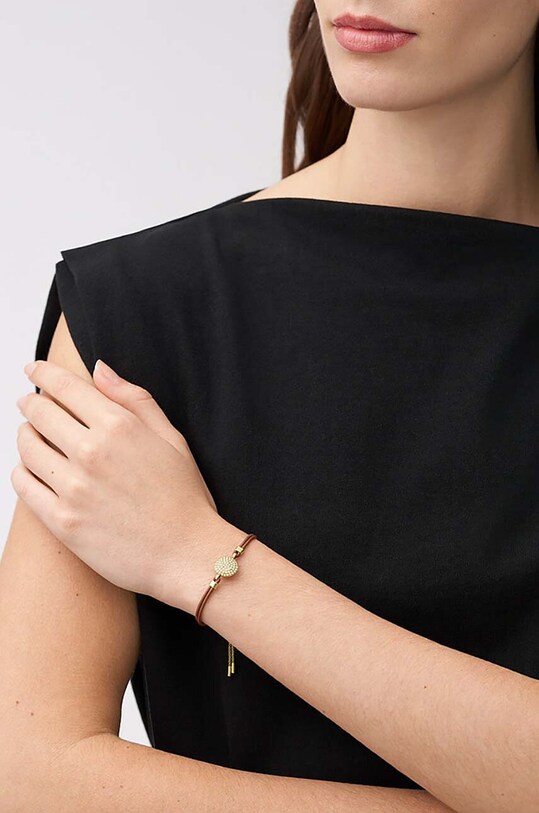 Браслет Fossil JF04545710 коричневий