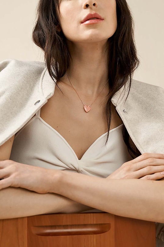 Akcesoria Skagen naszyjnik SKJ1803791 różowy