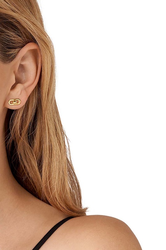 Akcesoria Michael Kors kolczyki srebrne MKC171200710 złoty