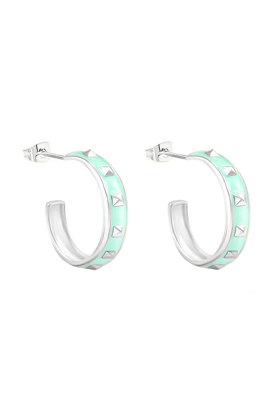 Серьги покрытые серебром Lilou Colors серебрянный 205/13/KOL/NO2/MIE/SR