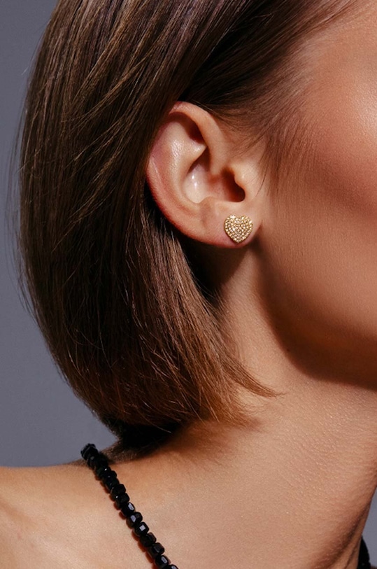 Lilou kolczyki pozłacane Microsetting złoty 3/10/KOL/BIC/PO