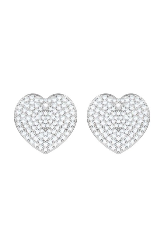 Επάργυρα σκουλαρίκια Lilou Microsetting επάργυρο ασημί 3/10/KOL/BIC/SR