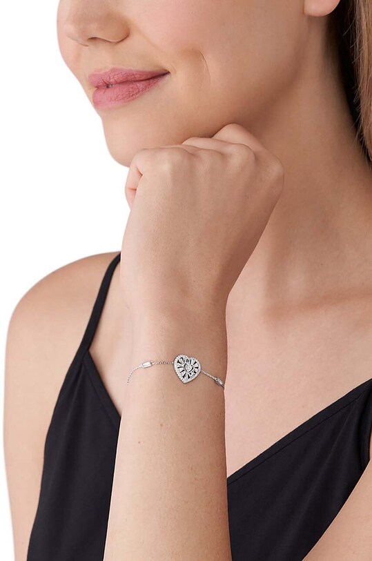 Аксессуары Серебряный браслет Michael Kors MKC1690CZ040 серебрянный