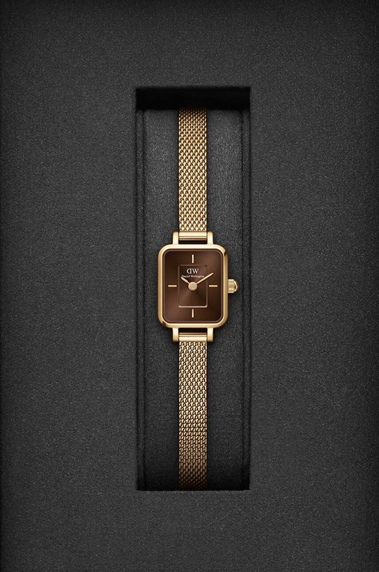 Αξεσουάρ Ρολόι Daniel Wellington Quadro DW00100654 χρυσαφί