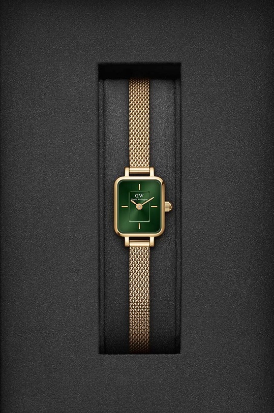 Doplňky Hodinky Daniel Wellington Quadro DW00100653 zlatá