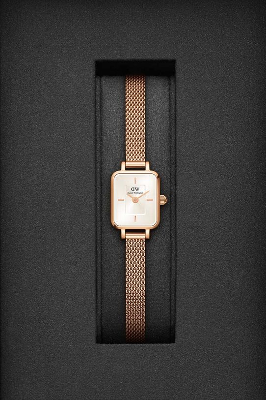 Аксессуары Часы Daniel Wellington Quadro DW00100651 золотой