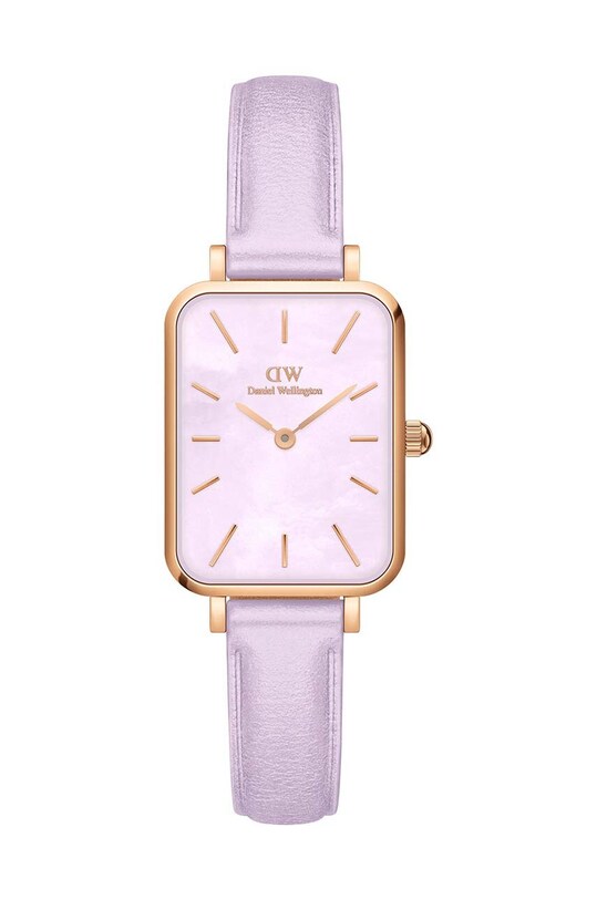 Daniel Wellington zegarek Quadro Lavender fioletowy DW00100637