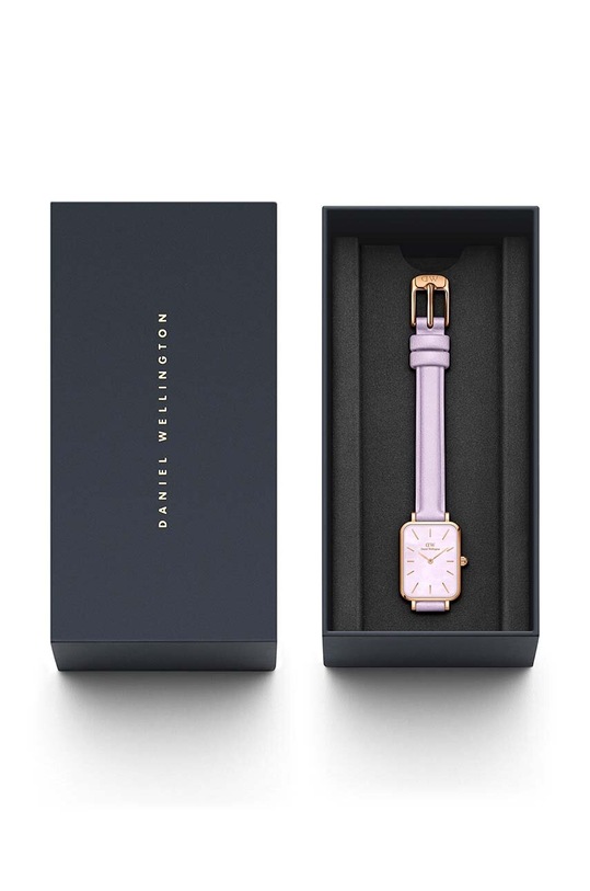 Daniel Wellington zegarek Quadro Lavender DW00100637 fioletowy