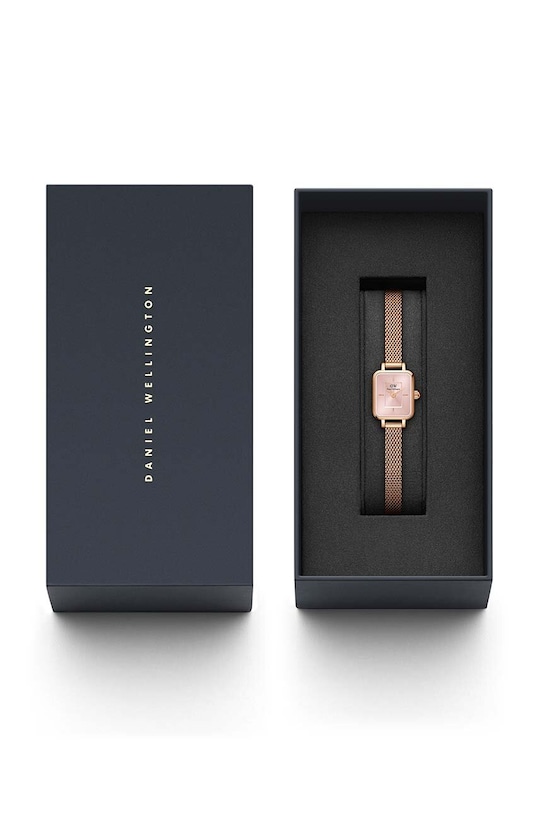 Daniel Wellington ceas Quadro Mini Melrose Blush aur DW00100650