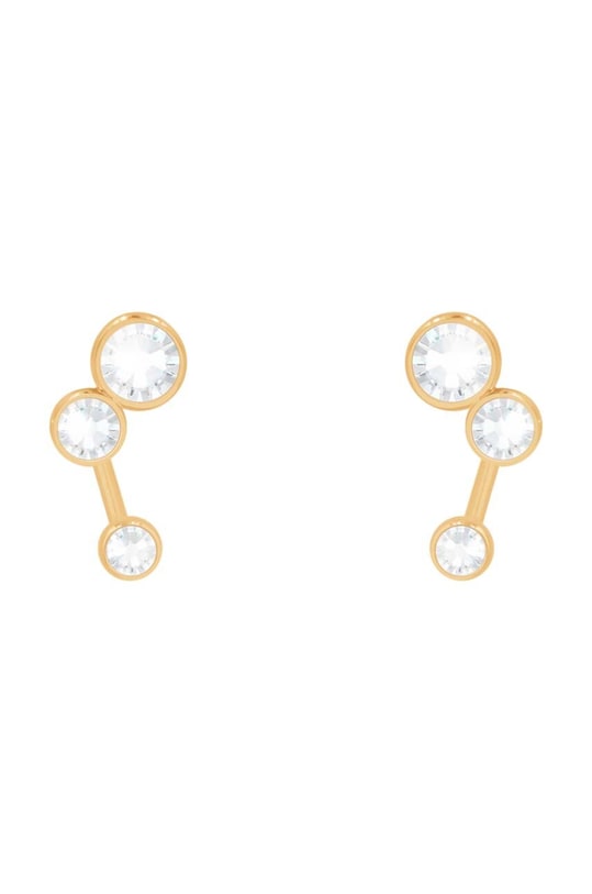 Pozlátené náušnice Lilou Sparkling pozlátené zlatá 209/KOL/3/PO