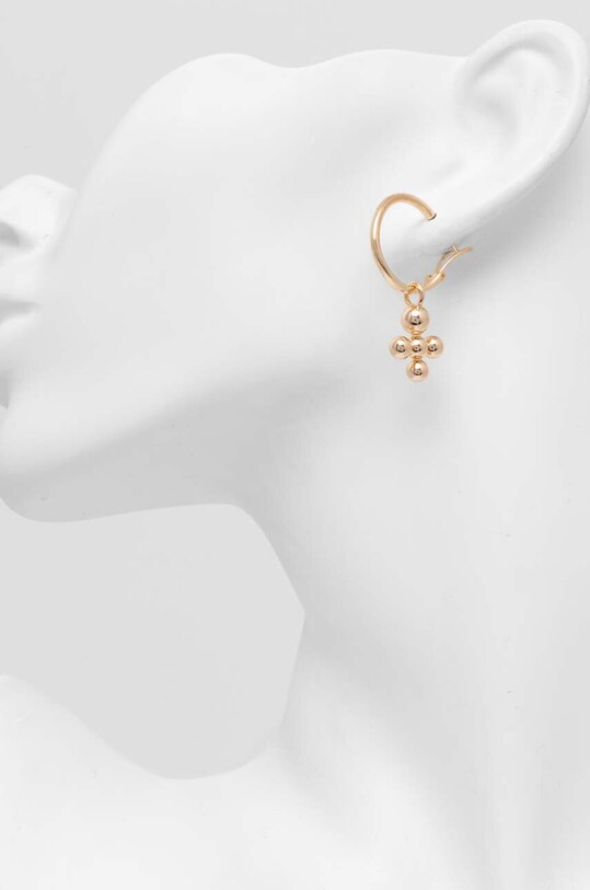 Pozlátené náušnice Lilou Luck A03/MARKET/ANS/49 zlatá AA00