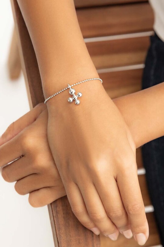 Lilou bransoletka posrebrzana Luck A03/MARKET/ANS/53 srebrny AA00