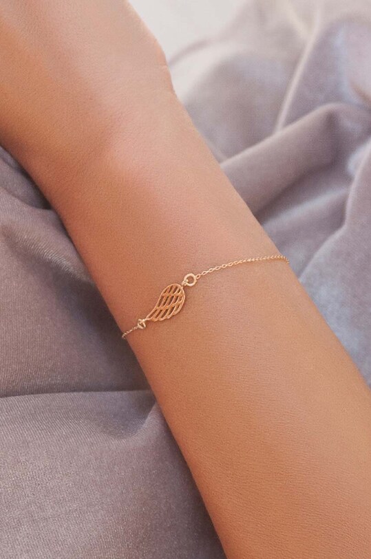 Akcesoria Lilou bransoletka pozłacana Wing 98/15/BR/16/Z złoty