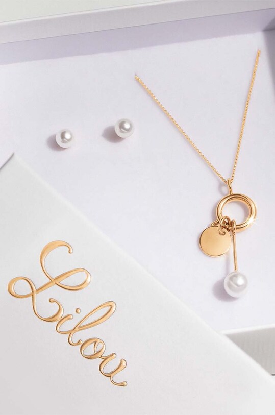 Колье и серьги Lilou A03/MARKET/ANS/66 золотой AA00