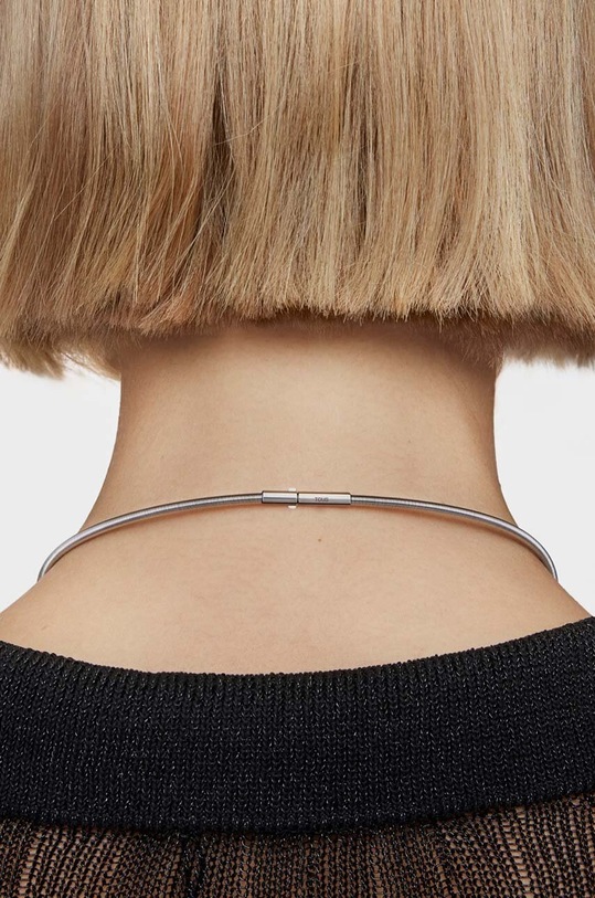 Náhrdelník Tous Mesh Tube 1004115700 strieborná