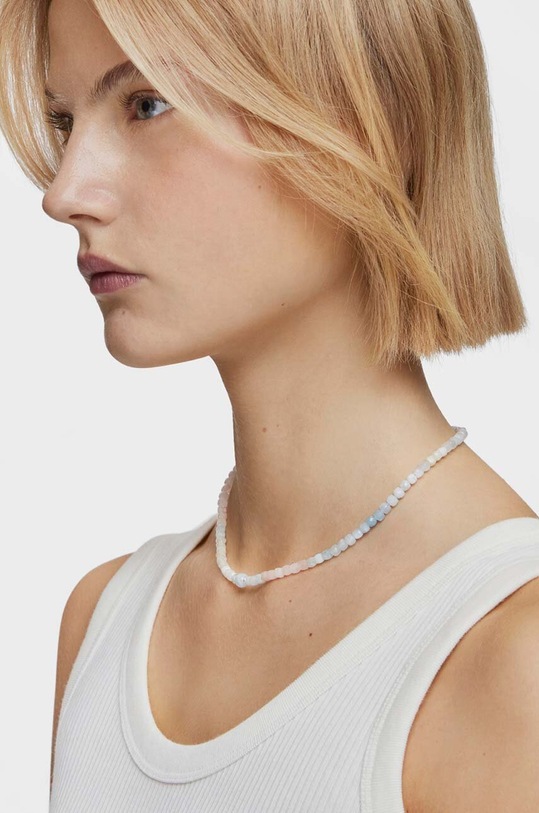 Tous naszyjnik z naturalnymi kamieniami Basic Colors 1004124800 srebrny
