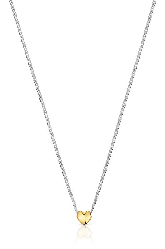 Tous colier de argint placat cu aur multicolor 1004098900