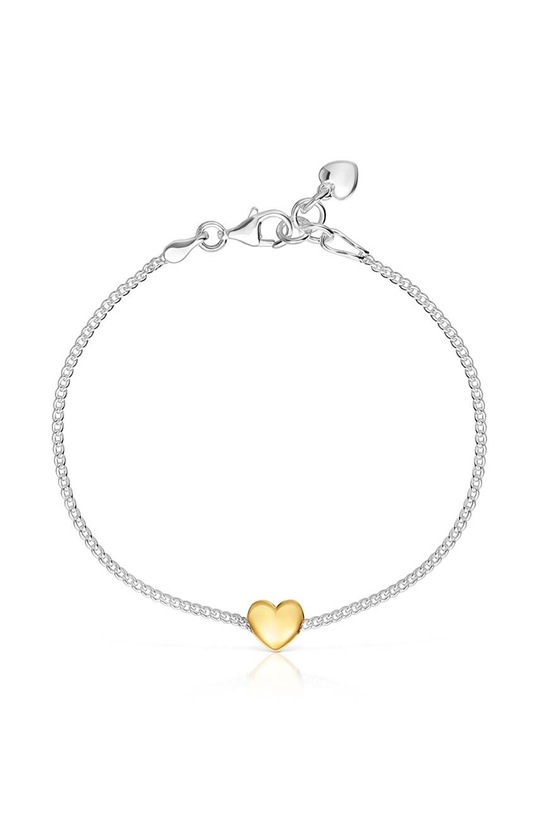 Tous bransoletka srebrna My Other Half pozłacane multicolor 1004103700