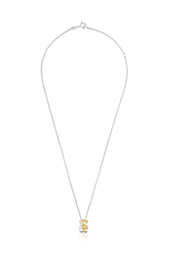 Tous naszyjnik srebrny My Other Half 1004098400 multicolor AA00
