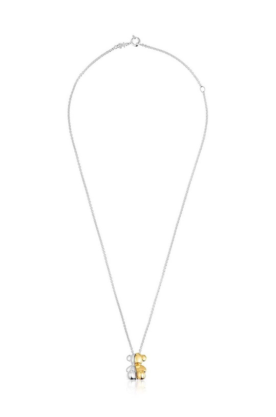 Tous naszyjnik ze srebra pokrytego złotem My Other Half 1004098300 multicolor AA00