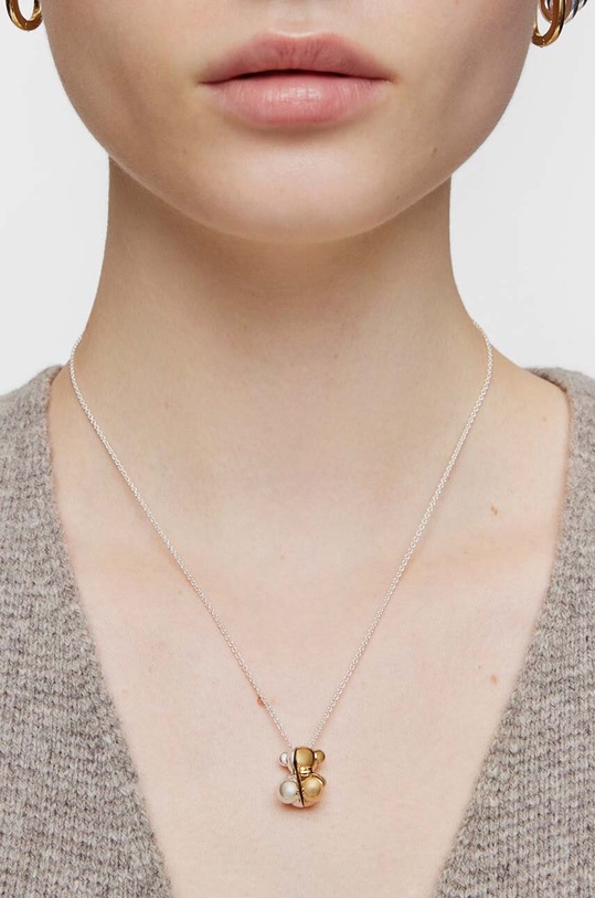 Tous naszyjnik ze srebra pokrytego złotem My Other Half multicolor 1004098300