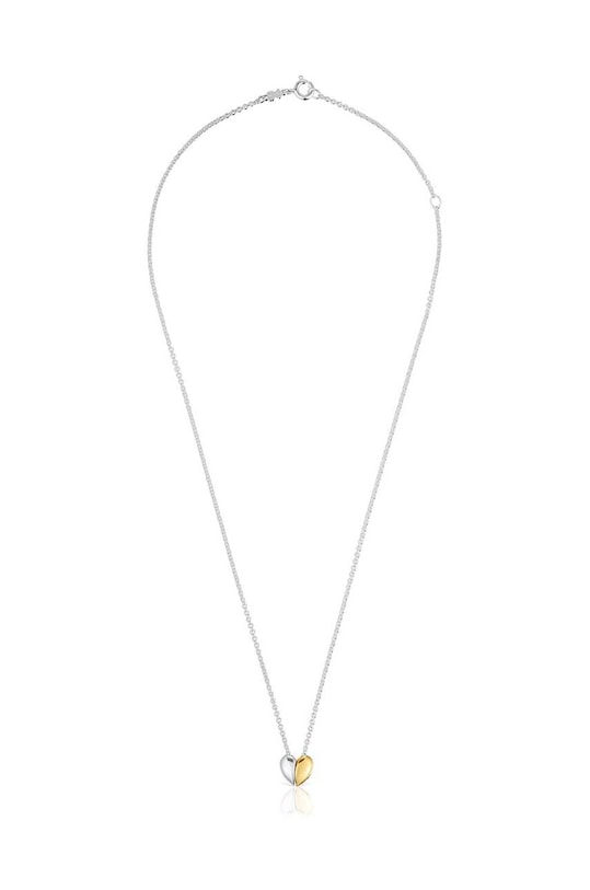 Tous naszyjnik ze srebra pokrytego złotem My Other Half 1004099100 srebrny AA00