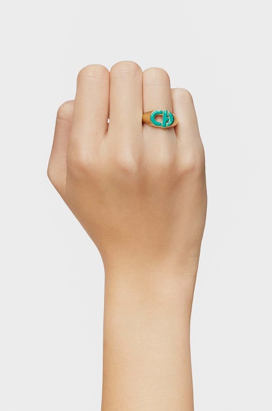 Tous pierścionek ze srebra pokrytego złotem 12 Manifesto 1004105412