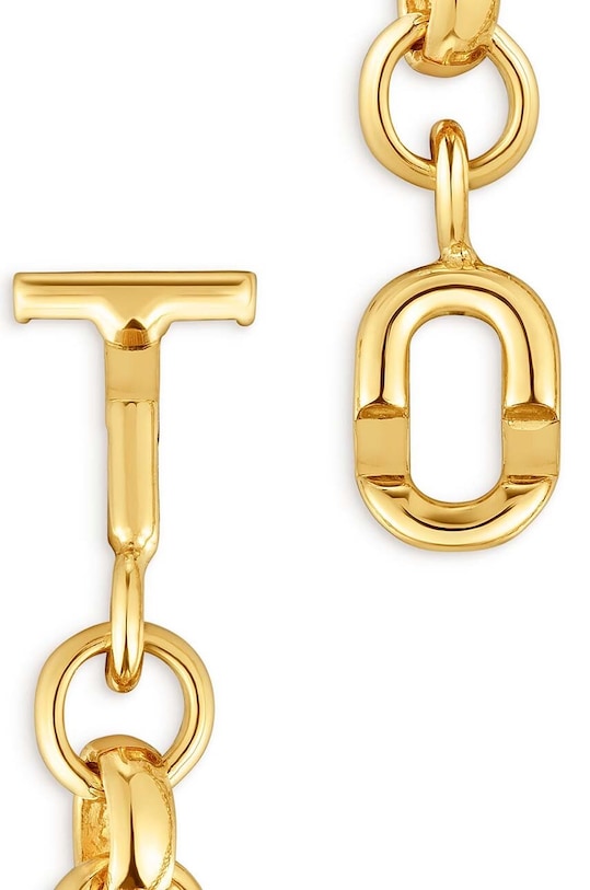 Akcesoria Tous bransoletka ze srebra pokrytego złotem Manifesto 1004104500 złoty