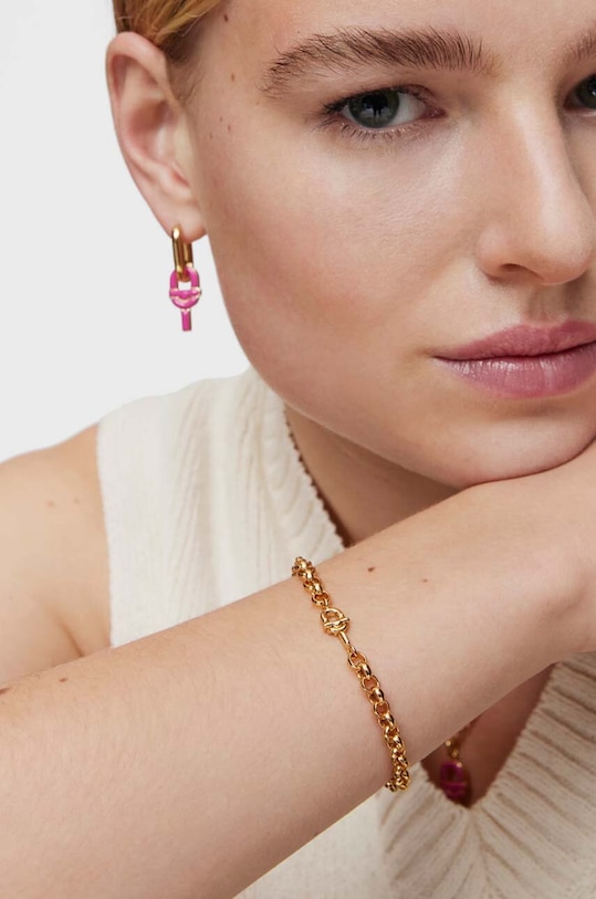 Tous bransoletka ze srebra pokrytego złotem Manifesto złoty 1004104500