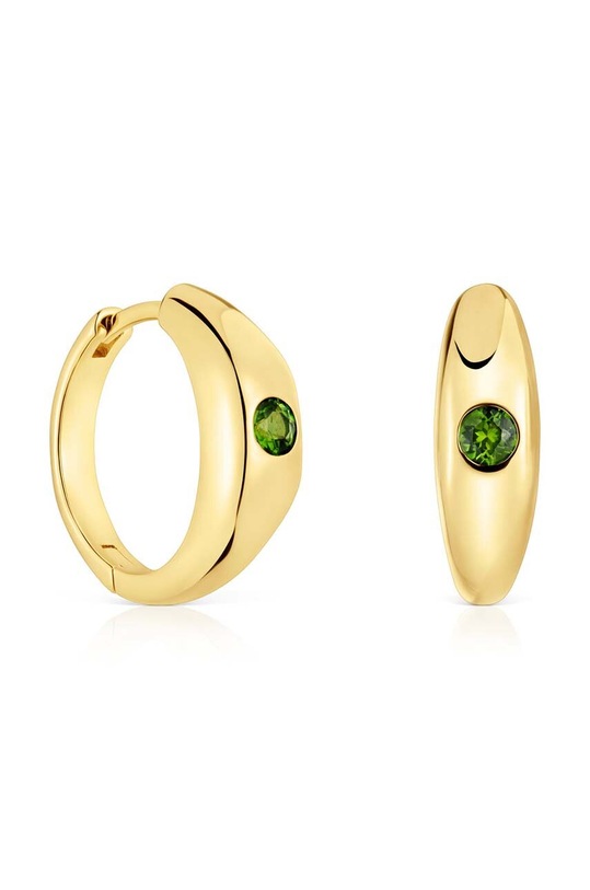 Tous kolczyki ze srebra pokrytego złotem Basic Colors srebro złoty 1004093600