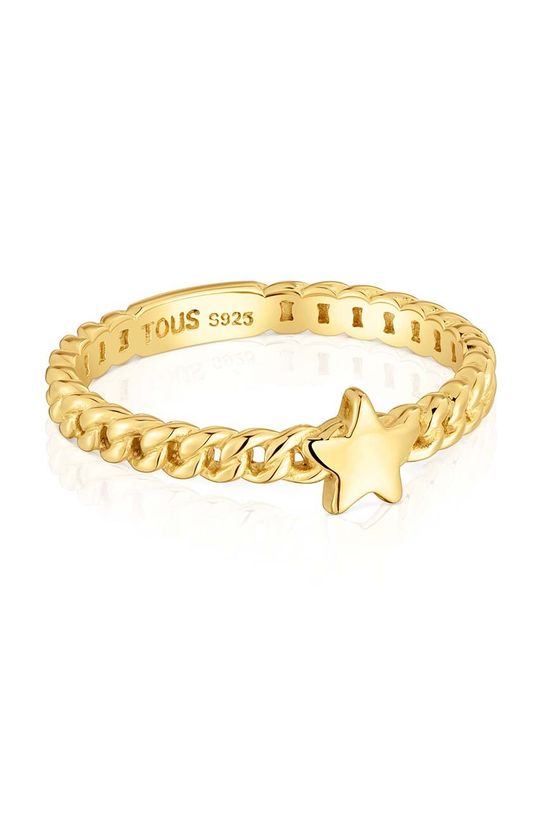 Tous inel de argint placat cu aur 12 1004106812 aur AA00