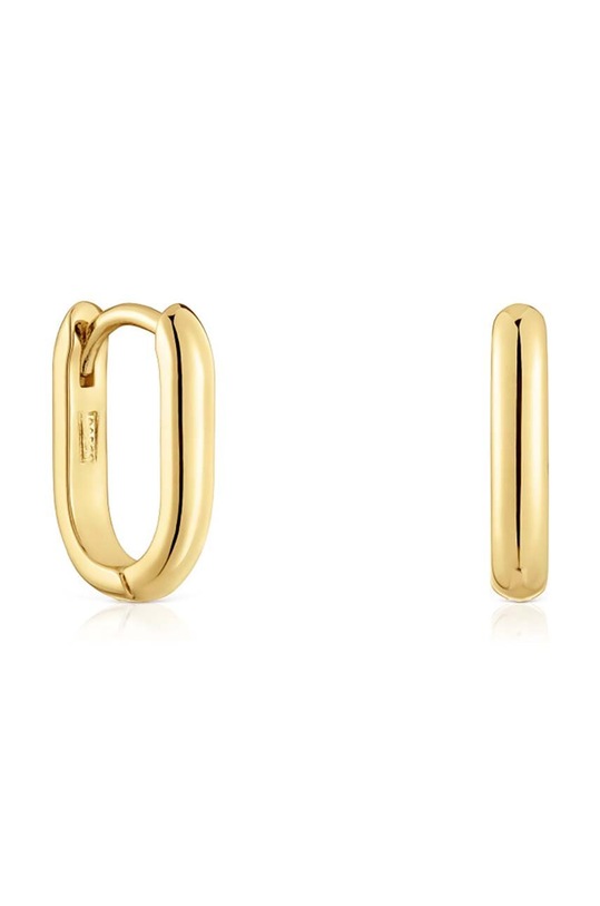 Tous kolczyki ze srebra pokrytego złotem Basics pozłacane złoty 1004094300