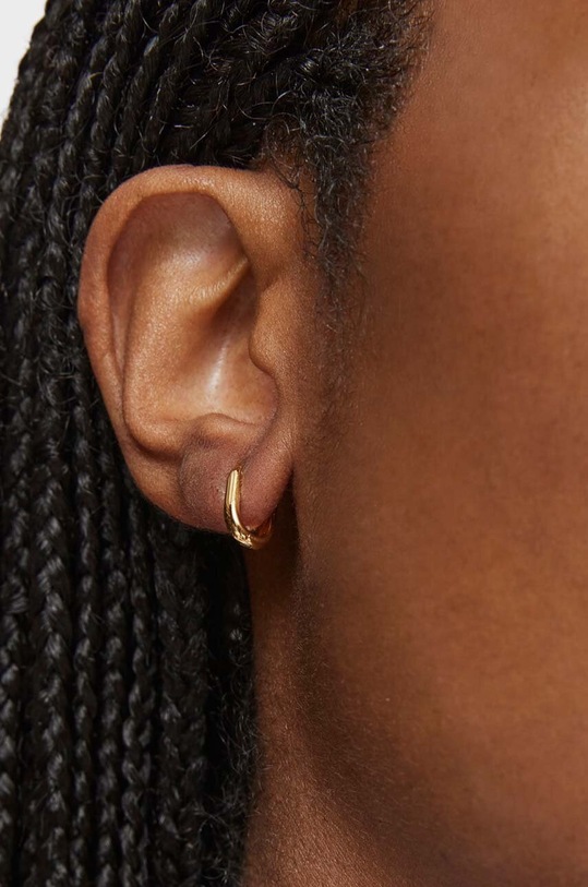 Tous kolczyki ze srebra pokrytego złotem Basics 1004094300 złoty AA00