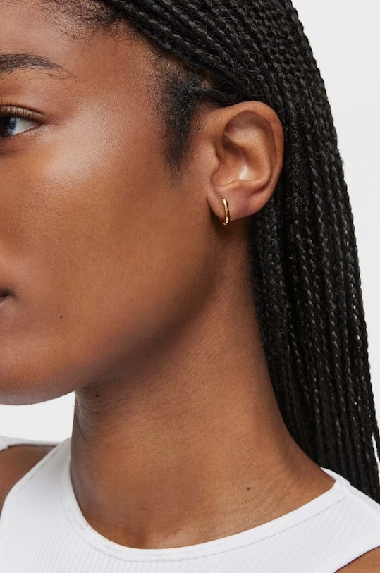 Akcesoria Tous kolczyki ze srebra pokrytego złotem Basics 1004094300 złoty