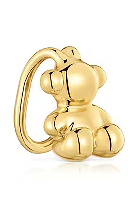 Tous nausznica ze srebra pokrytego złotem Bold Bear pozłacane złoty 1004096100