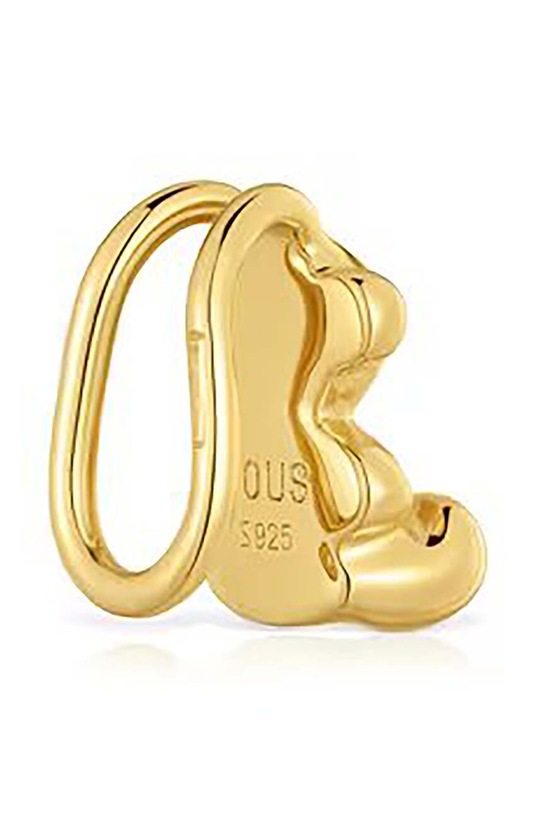 Tous nausznica ze srebra pokrytego złotem Bold Bear 1004096100 złoty AA00