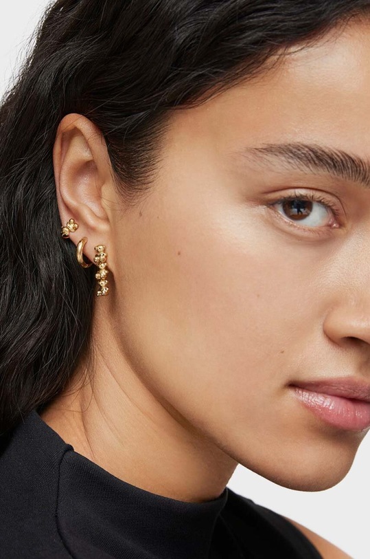 Tous kolczyki ze srebra pokrytego złotem Bold Bear 1004101400