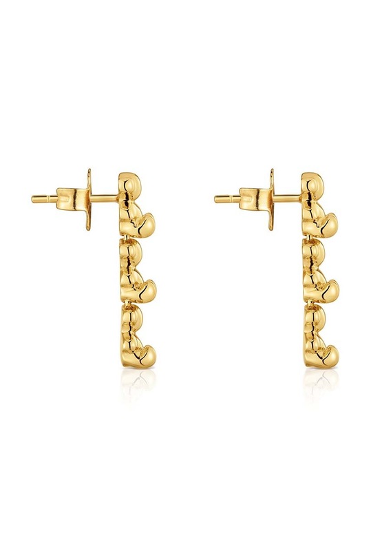 Tous kolczyki ze srebra pokrytego złotem Bold Bear 1004101400 złoty AA00