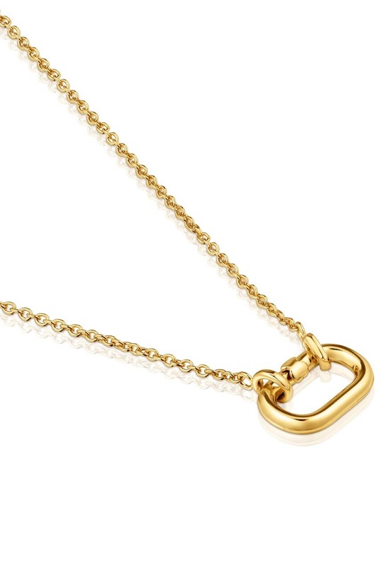 Accesorii Tous colier din argint placat cu aur 1004098800 aur