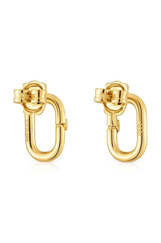 Accesorii Tous cercei din argint placat cu aur 1004102000 aur
