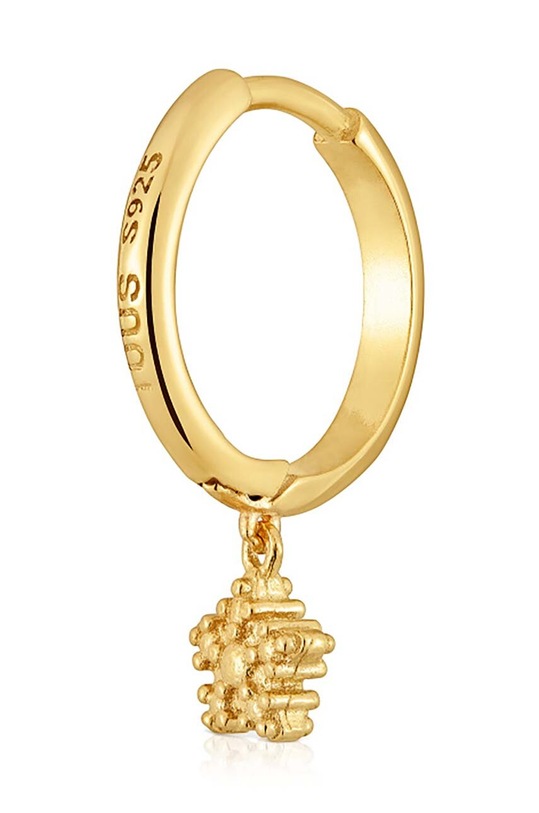 Αξεσουάρ Επιχρυσωμένο ασημένιο σκουλαρίκι Tous 1004091900 χρυσαφί