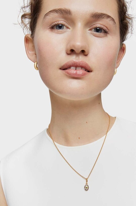 Strieborný pozlátený prívesok Tous 1004118900 zlatá