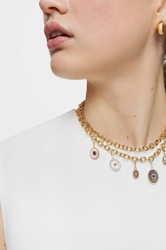 Strieborný pozlátený prívesok Tous 1004118900