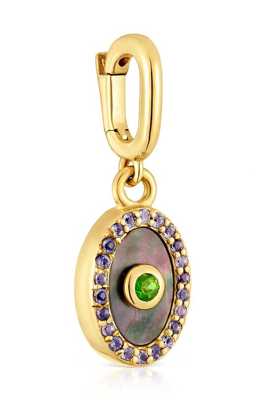 Strieborný pozlátený prívesok Tous 1004118900 zlatá AA00