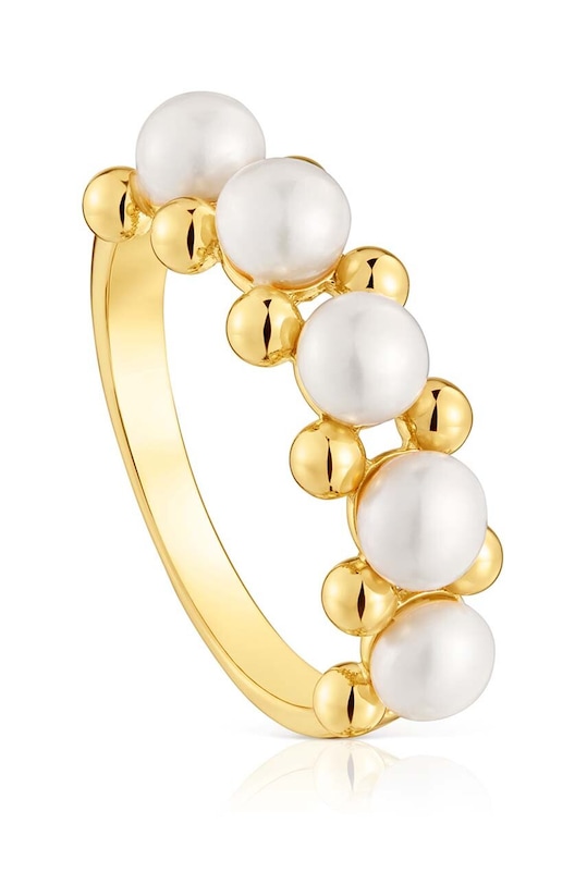 Серебряное кольцо с позолотой Tous 12 серебро золотой 1004107012