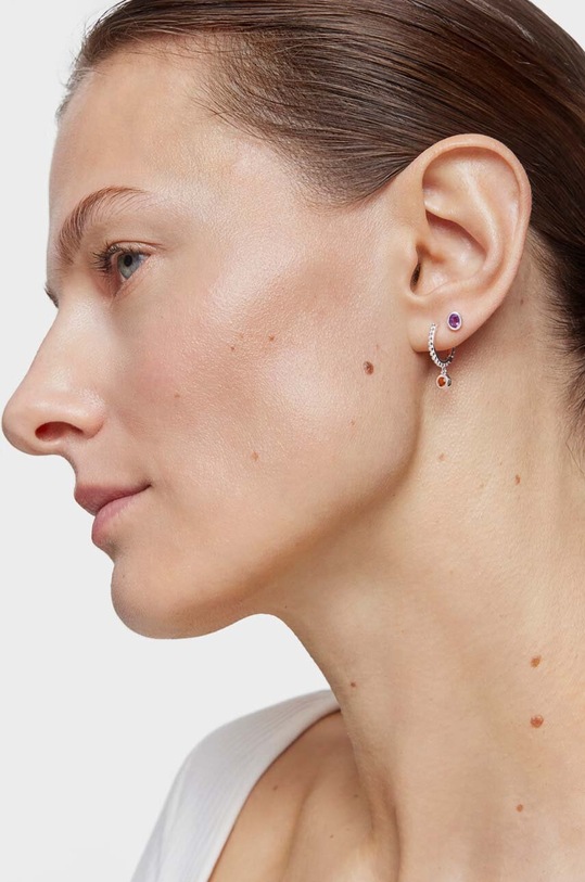 Stříbrné náušnice Tous 1004102500 stříbrná